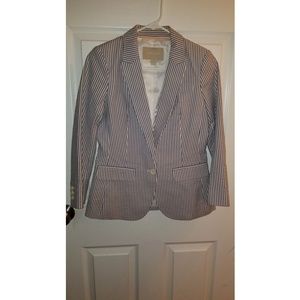 Seersucker Banana Republic Blazer